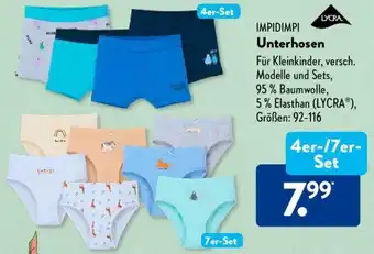 Aldi Süd IMPIDIMPI Unterhosen 4er-/7er-Set Angebot