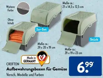 Aldi Süd CROFTON Aufbewahrungsboxen für Gemüse Angebot