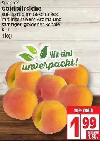 Edeka Goldpfirsiche 1kg Angebot