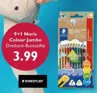 Kaufhaus Gassmann STAEDTLER 9+1 Noris Colour Jumbo Dreikant-Buntstifte Angebot