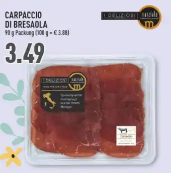 Marktkauf Carpaccio Di Bresaola 90g Angebot