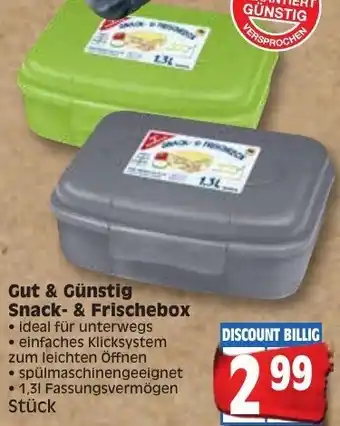 Edeka Gut & Günstig Snack & Frischebox Angebot