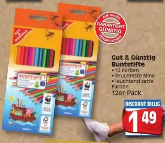 Edeka Gut & Günstig Buntstifte Angebot