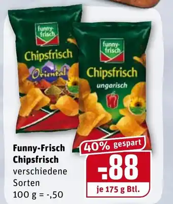 REWE Funny Frisch Chipsfrisch 175 g Beutel Angebot