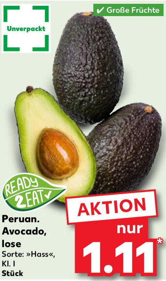 Kaufland Peruan. Avocado, lose Angebot
