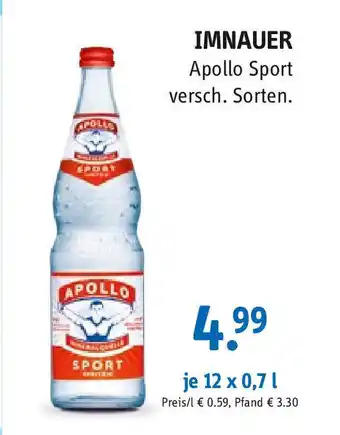 Gefako IMNAUER Apollo Sport versch. Sorte 12*700mln. Angebot