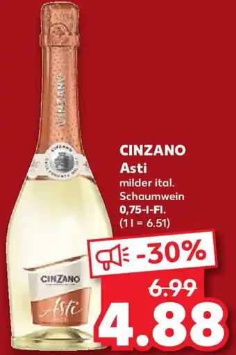 Kaufland CINZANO Asti 0,75 L-Fl. Angebot