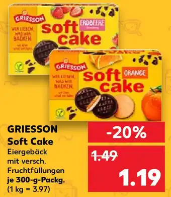 Kaufland GRIESSON Soft Cake 300-g-Packg. Angebot