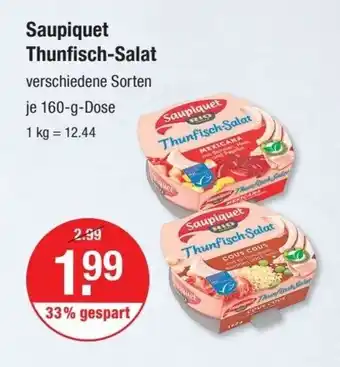 V Markt Saupiquet Thunfisch-Salat je 160-g-Dose Angebot