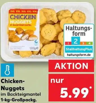 Kaufland Chicken-Nuggets 1-kg-Großpackg. Angebot