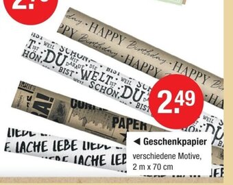 V Markt Geschenkpapier Angebot