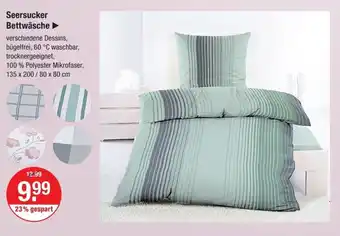 V Markt Seersucker Bettwäsche Angebot