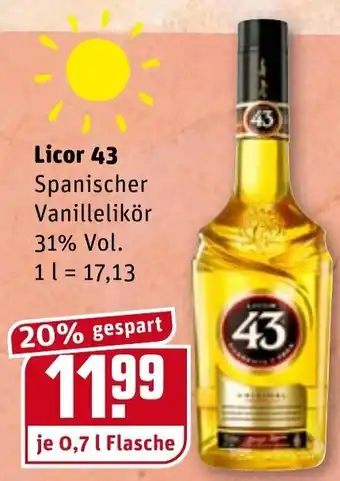 REWE Licor 43, 0,7L Angebot