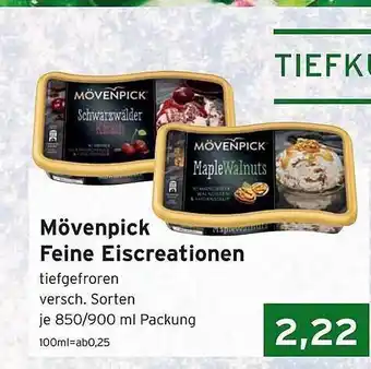 CAP Markt Mövenpick Feine Eiscreationen Angebot