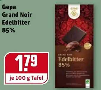 REWE Gepa Grand Noir Edelbitter 85% 100g Angebot