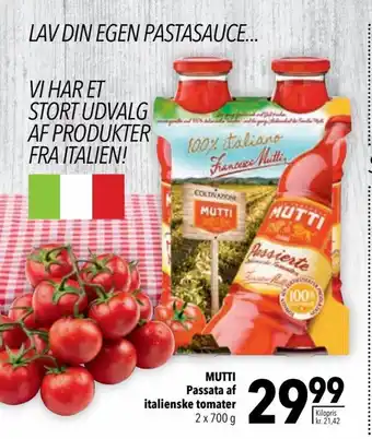 CITTI Markt MUTTI Passata af italienske tomater 2 x 700 g Angebot