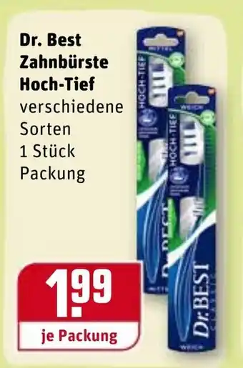 REWE Dr. Best Zahnbürste Hoch Tief Angebot