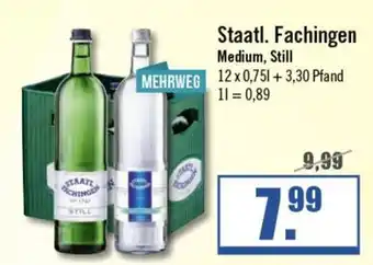 Zisch Staatl. Fachingen Medium, Still 12*750ml Angebot