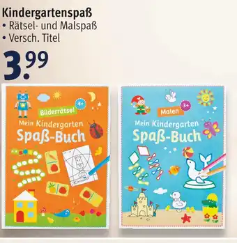 Rossmann Kindergartenspaß Angebot