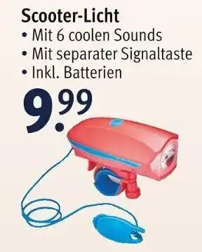 Rossmann Scooter Licht Angebot