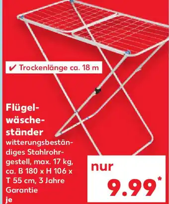 Kaufland K-Classic Flügelwäscheständer Angebot