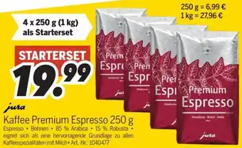 MEDIMAX jura Kaffee Premium Espresso 250 g Angebot