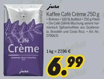 MEDIMAX jura Kaffee Café Crème 250 g Angebot