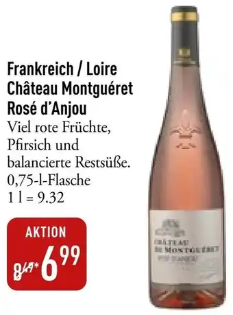 Galeria Markthalle Frankreich / Loire Château Montguéret Rosé d'Anjou 0,75 L Flasche Angebot