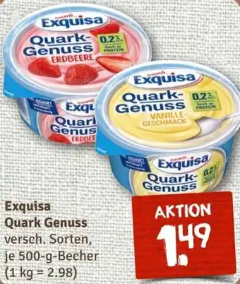 nahkauf Exquisa Quark Genuss 500 g Becher Angebot