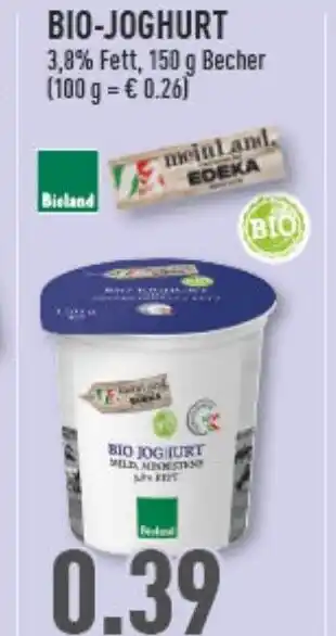 Marktkauf Bio Joghurt 150 g Becher Angebot