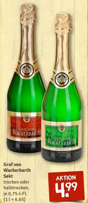 nahkauf Graf von Wackerbarth Sekt 0,75 L-Fl. Angebot