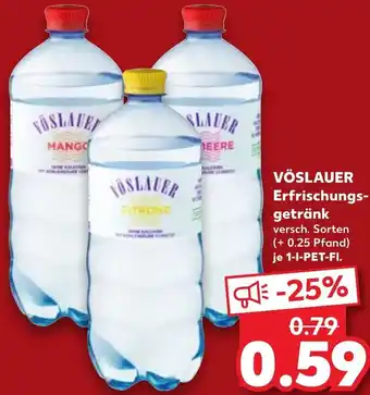 Kaufland VÖSLAUER Erfrischungsgetränk 1 L-PET-Fl. Angebot