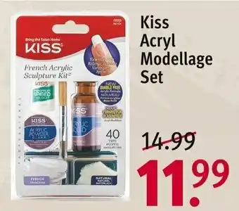 Rossmann Kiss Acryl Modellage Set Angebot