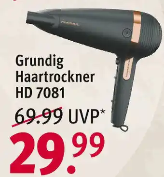 Rossmann Grundig Haartrockner HD 7081 Angebot