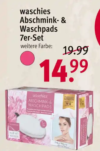 Rossmann Waschies Abschmink & Waschpads 7er Set Angebot