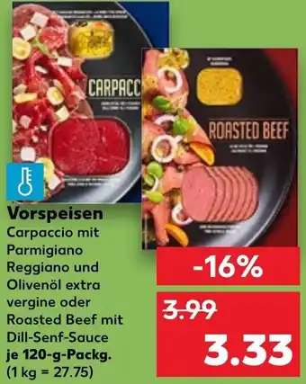 Kaufland Vorspeisen 120 g Packg. Angebot