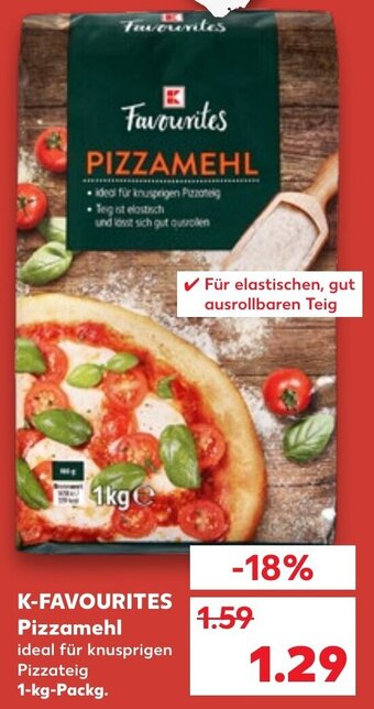 Kaufland K-FAVOURITES Pizzamehl 1-kg-Packg. Angebot