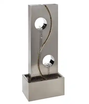 Dehner Dehner edelstahl-gartenbrunnen shanghai, ca. b41/h101,5/t25 cm Angebot