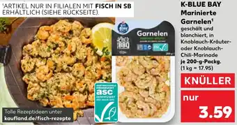 Kaufland K-BLUE BAY Marinierte Garnelen 200-g-Packg. Angebot