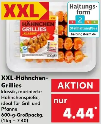 Kaufland XXL-Hähnchen Grillies 600-g-Großpackg. Angebot