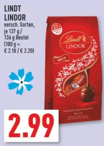 Marktkauf Lindt Lindor 136-137 g Angebot