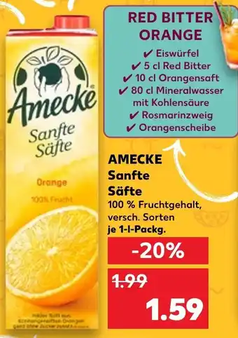 Kaufland AMECKE Sanfte Säfte 1 L Packg. Angebot