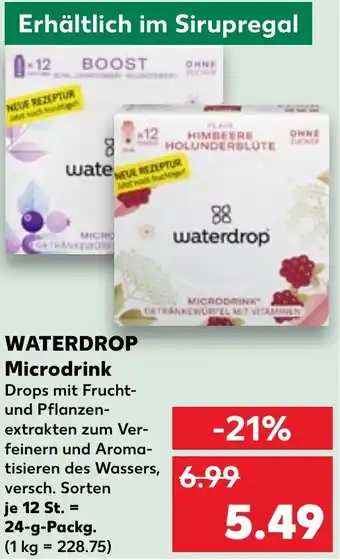 Kaufland WATERDROP Microdrink 24-g-Packg. Angebot