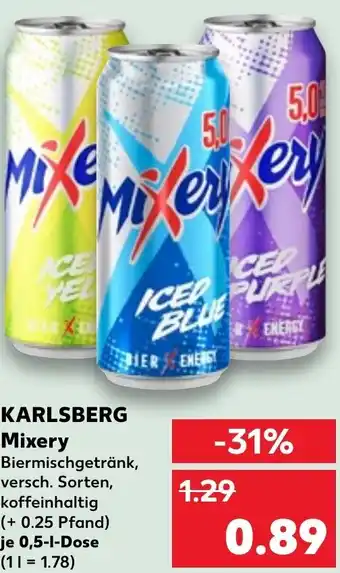 Kaufland KARLSBERG Mixery 0,5 L Dose Angebot