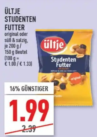 Marktkauf Ültje Studenten Futter 200g-150g Angebot