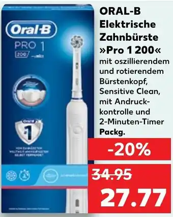 Kaufland ORAL-B Elektrische Zahnbürste >>Pro 1 200<< Angebot