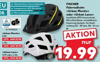 Kaufland FISCHER Fahrradhelm >>Urban Montis oder Urban Lano<< Angebot