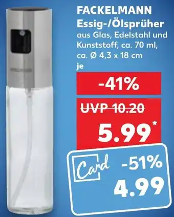 Kaufland FACKELMANN Essig-/Ölsprüher Angebot