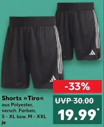 Kaufland Adidas Shorts >>Tiro<< Angebot