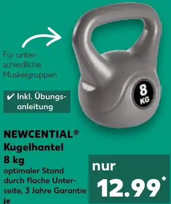 Kaufland NEWCENTIALⓇ Kugelhantel 8 kg Angebot